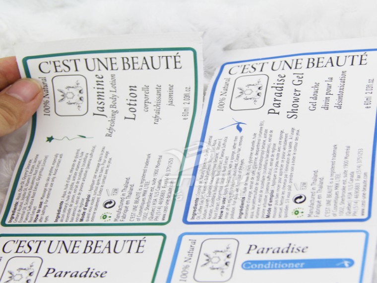 亮白PET標(biāo)簽