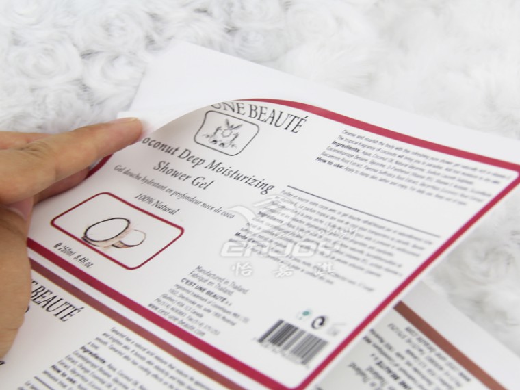 亮白PET標(biāo)簽